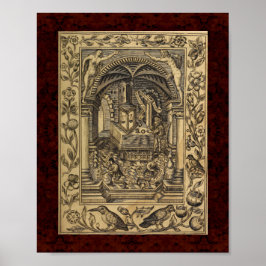 Theatrum Chemicum: 1652 Alchemy Illustration Poster