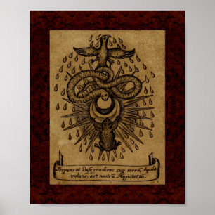 Theatrum Chemicum: Alkemiillustration 1652 Poster