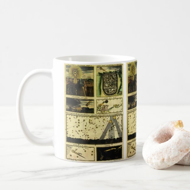 Theatrum Cometicum Kometer av Stanislaw Lubienieck Kaffemugg (Med munk)