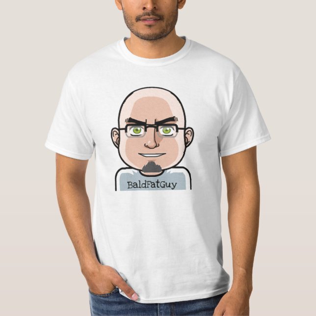 TheBaldFatGuy T Shirt (Framsida)