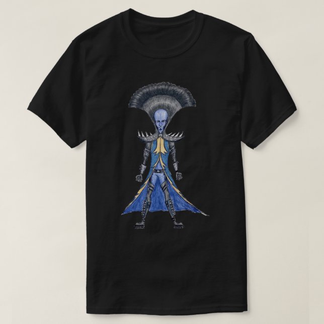 TheBlackMamba(Megamind) T Shirt (Design framsida)
