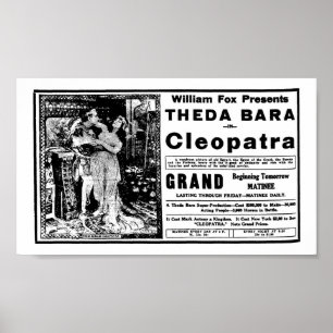 Theda Bara 1918 vintages film och poster