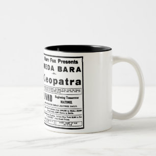 Theda Bara Cleopatra 1918 Två-Tonad Mugg