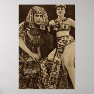 Theda Bara i Cleopatra Silent Movie Poster