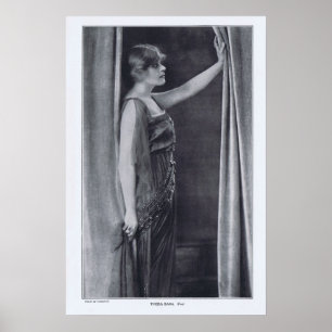 Theda Bara Rotrogravure 1916 tryck