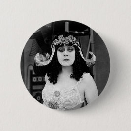 Theda Bara som Cleopatra Button Knapp