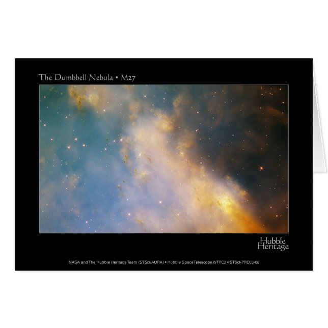 TheDumbbellNebula-2003-06a Hälsningskort (Framsidan Horizontal)