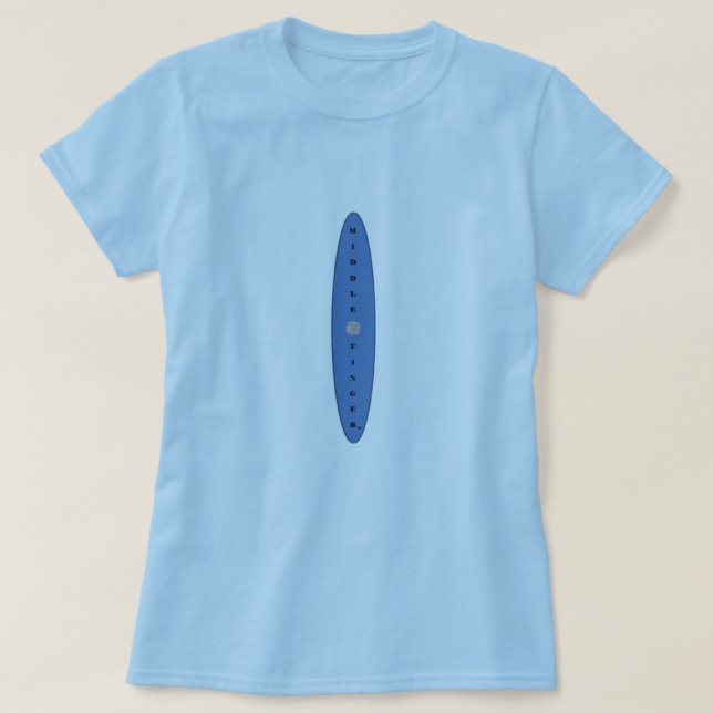 Thee Uncondemning långfinger Tee Shirt (Design framsida)