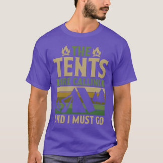 Theents ropar Camper Camp Campfire Camping v T Shirt