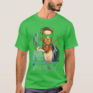 Theerminator Affisch Film Retro SciFiimeraveler Ga T Shirt