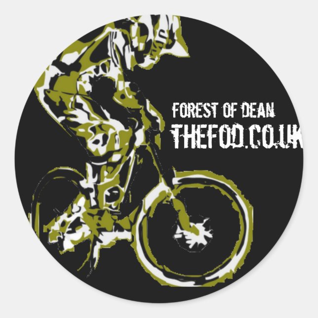 TheFoD - Stickers Runt Klistermärke (Framsida)