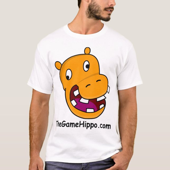 TheGameHippo Tee Shirt (Framsida)