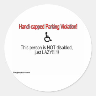 thegimpstore.com runt klistermärke