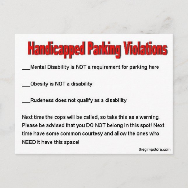 thegimpstore.com vykort (Framsida)