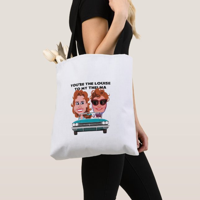 Thelma och Louise-handväskor Tygkasse (Närbild)