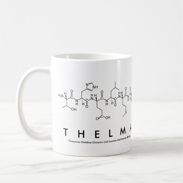 Thelma peptide namn mugg (Vänster)