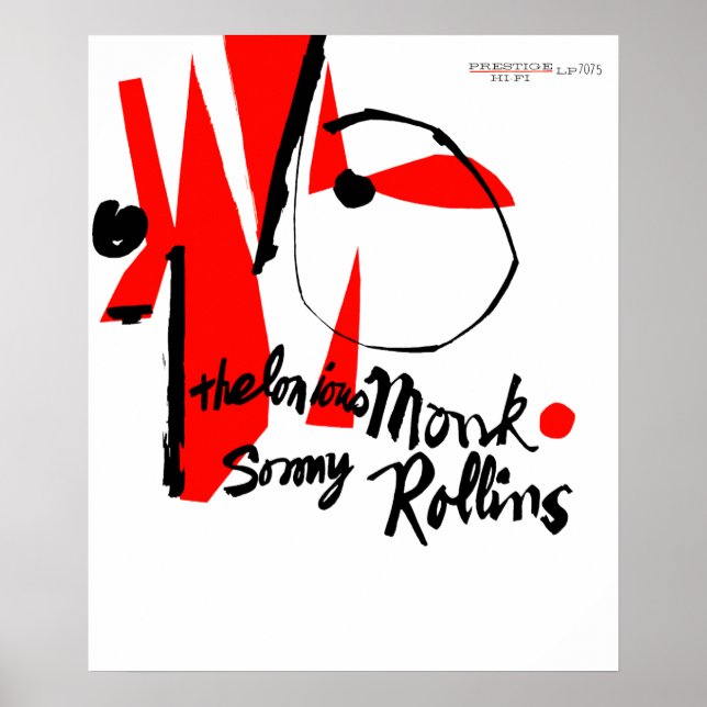 Thelonious Monk / Sonny Rollins Poster (Framsidan)