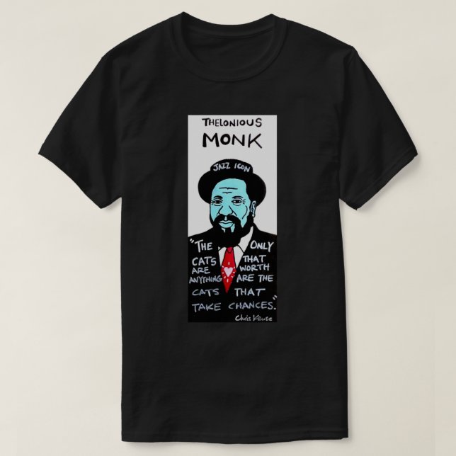 Thelonious Munk Jazz Folk Art Classic T-Shirt.png T Shirt (Design framsida)