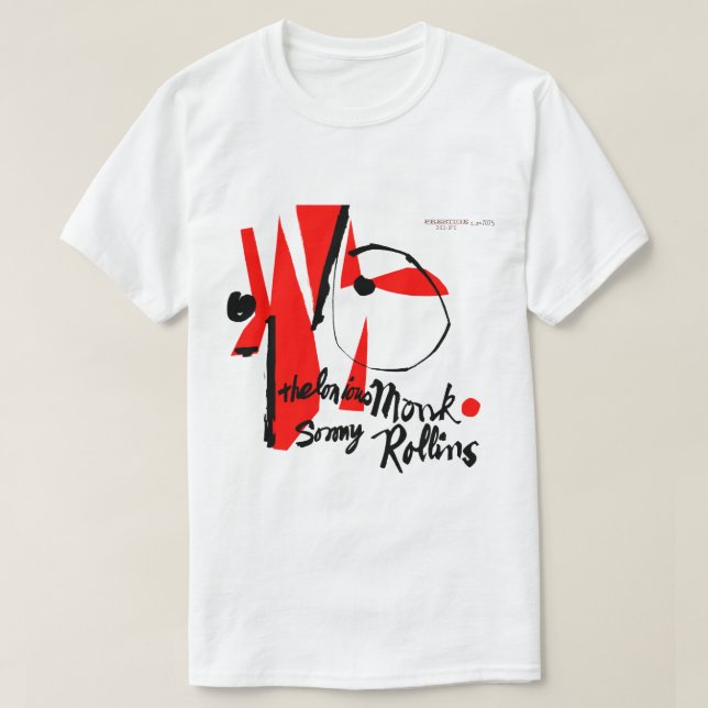 Thelonious Munk och Sonny Rollins Album Cover T Shirt (Design framsida)