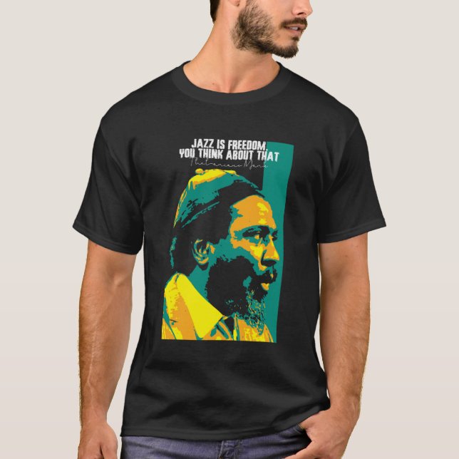 Thelonious Munk. Thelonious Sphere Munk. T Shirt (Framsida)