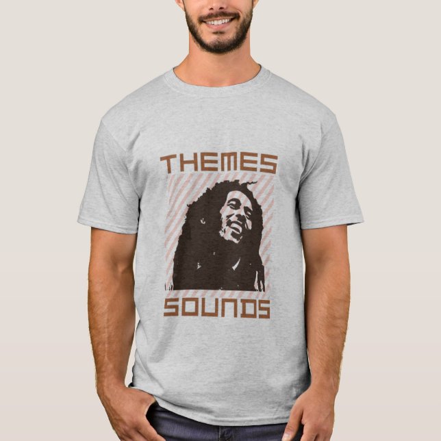 theme sounds t shirt (Framsida)