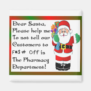 Themed gåvor för Pharmacistjul Magnet