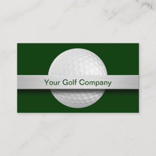Themed golfboll visitkort
