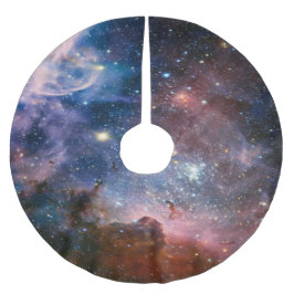 THEMED JULGRAN FÖR GALAKTISKTT GALAXUTRYMME JULGRANSMATTA BORSTAD POLYESTER