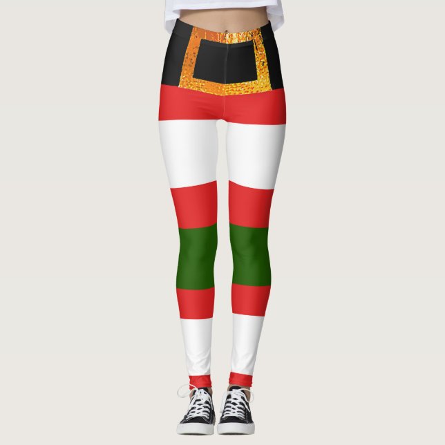 Themed juljultomtenkläder leggings (Framsida)