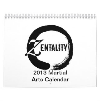 Themed kalender för Zentality 2013 kampsportar