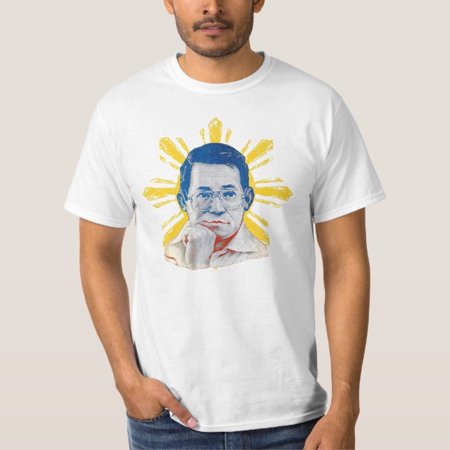 Themed Ninoy för filippinsk flagga skjorta Tröja (Framsida)