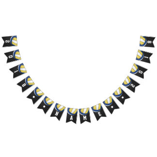 Themed partyBunting för volleyboll 04of12 Vimplar