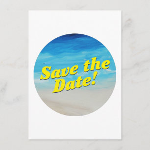 Themed partyinbjudan för strand inbjudningar