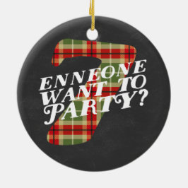 Themed prydnad Enneagram 7 för rolig jul Julgransprydnad Keramik