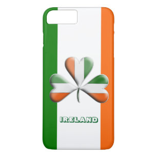 Themed Shamrock för irländska färger för flagg