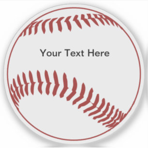 Themed Shape för baseball Klistermärken
