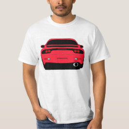 Themed skjorta RX7 i rött T Shirt