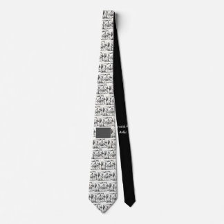 Themed Tie för musik Slips