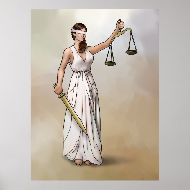Themis - Dam-rättvisa Poster (Framsidan)