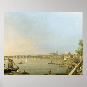 Themsen från Terrace of Somerset House, Loo Poster