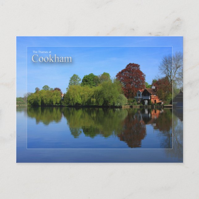 Themsen på Cookham Postcard Vykort (Framsida)