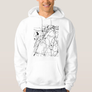 Theni Tamil Nadu Stadskarta Hoodie