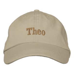 "Theo" Herrnamn Broderat, Broderad Keps