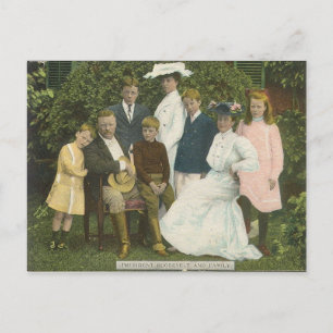 Theo. Roosevelt and Family Vykort