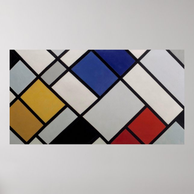Theo van Doesburg Contra-Composition XVI Poster (Framsidan)