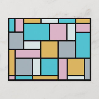 Theo Van Doesburg - Komposition 17 - Mondrian Art Vykort