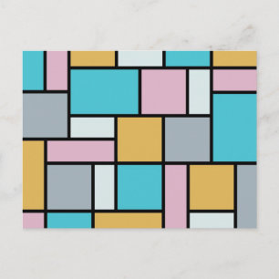 Theo Van Doesburg - Komposition 17 - Mondrian Art Vykort