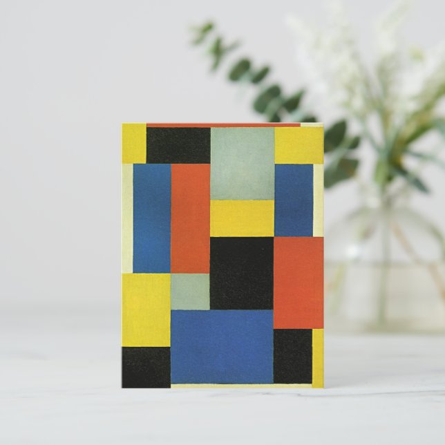 Theo van Doesburg, Komposition XX,  Helg Vykort (Stående Fram)