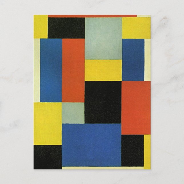 Theo van Doesburg, Komposition XX,  Vykort (Framsida)