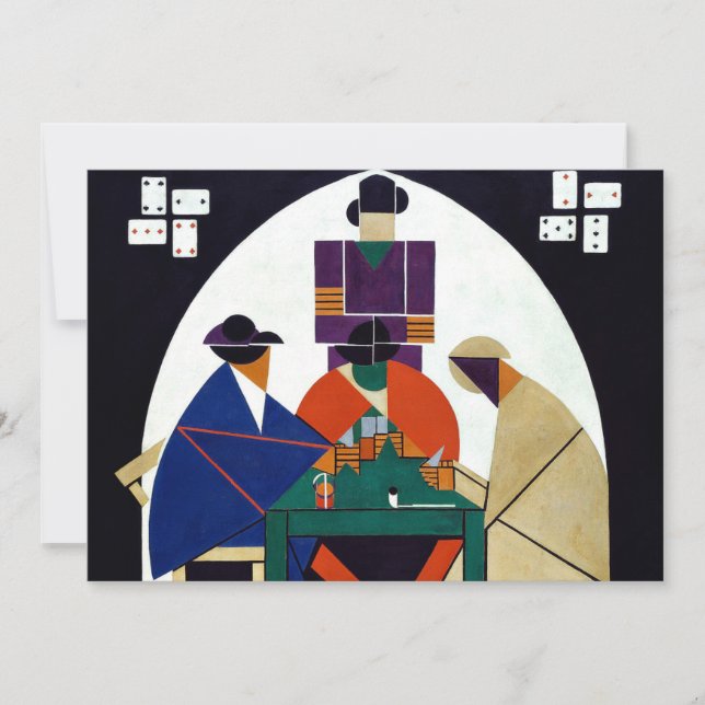 Theo van Doesburg - Kortspelare Kort (Framsida)